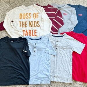 Boys long sleeve & T-shirts bundle size youth M
